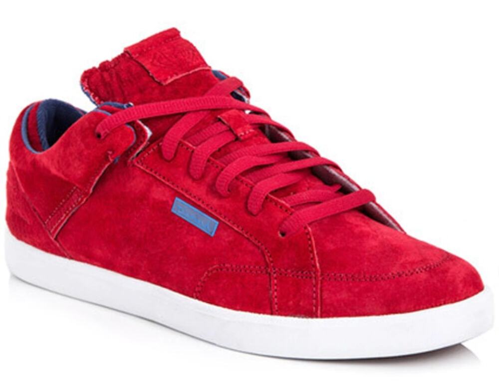 Diamond Supply Co. RARE VVS Red Suede Boys Shoes Size 6